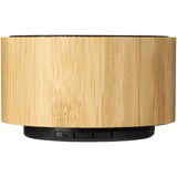 Altoparlante Bluetooth® in bambù Cosmos personalizzato con logo - Pubblienne