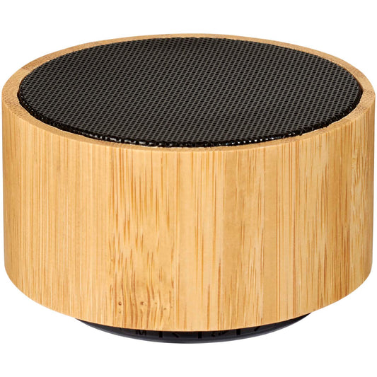 Altoparlante Bluetooth® in bambù Cosmos personalizzato con logo - Pubblienne