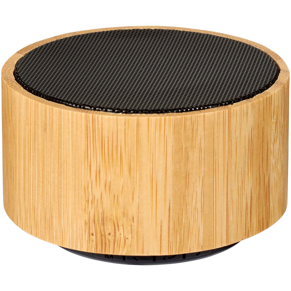 Altoparlante Bluetooth® in bambù Cosmos personalizzato con logo - Pubblienne