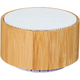 Altoparlante Bluetooth® in bambù Cosmos personalizzato con logo - Pubblienne