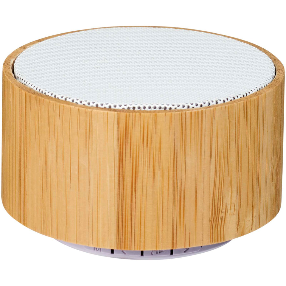 Altoparlante Bluetooth® in bambù Cosmos personalizzato con logo - Pubblienne
