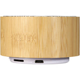 Altoparlante Bluetooth® in bambù Cosmos personalizzato con logo - Pubblienne