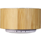 Altoparlante Bluetooth® in bambù Cosmos personalizzato con logo - Pubblienne