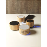 Altoparlante Bluetooth® in bambù Cosmos personalizzato con logo - Pubblienne