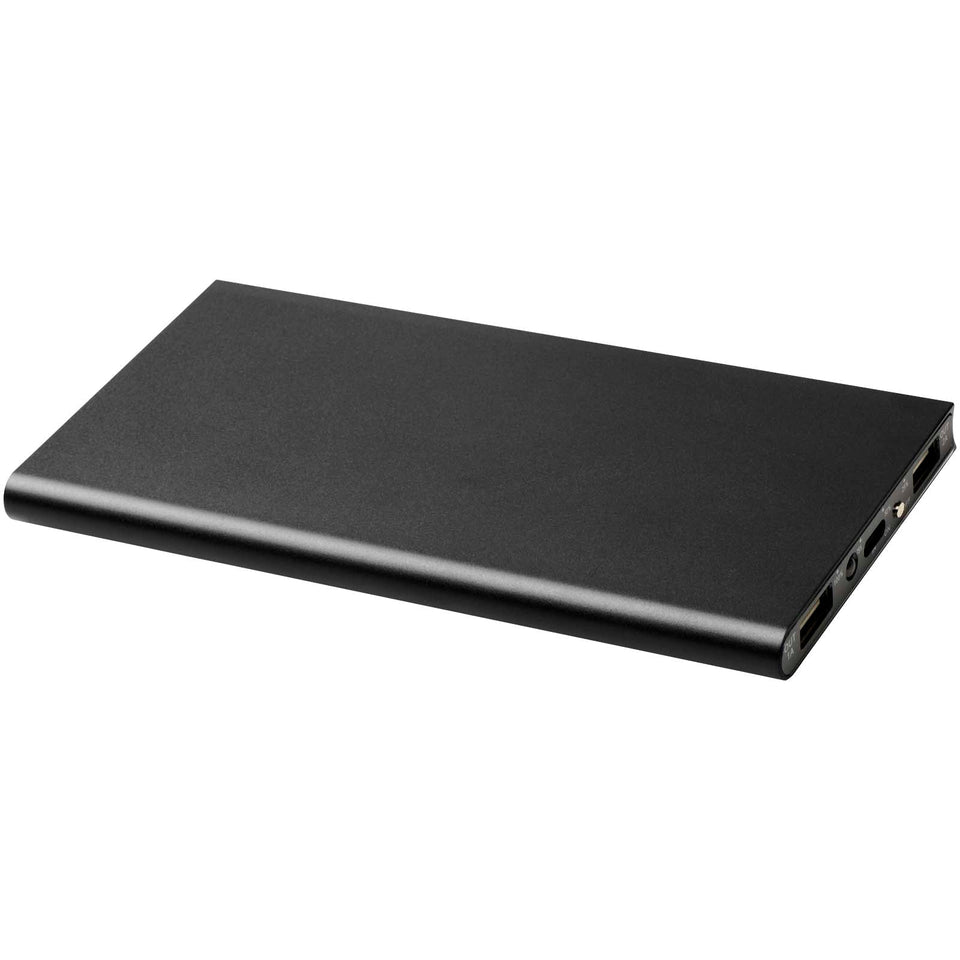 Power bank in alluminio da 8000 mAh Plate personalizzato con logo - Pubblienne