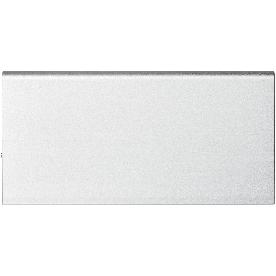 Power bank in alluminio da 8000 mAh Plate personalizzato con logo - Pubblienne