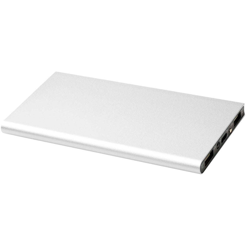 Power bank in alluminio da 8000 mAh Plate personalizzato con logo - Pubblienne