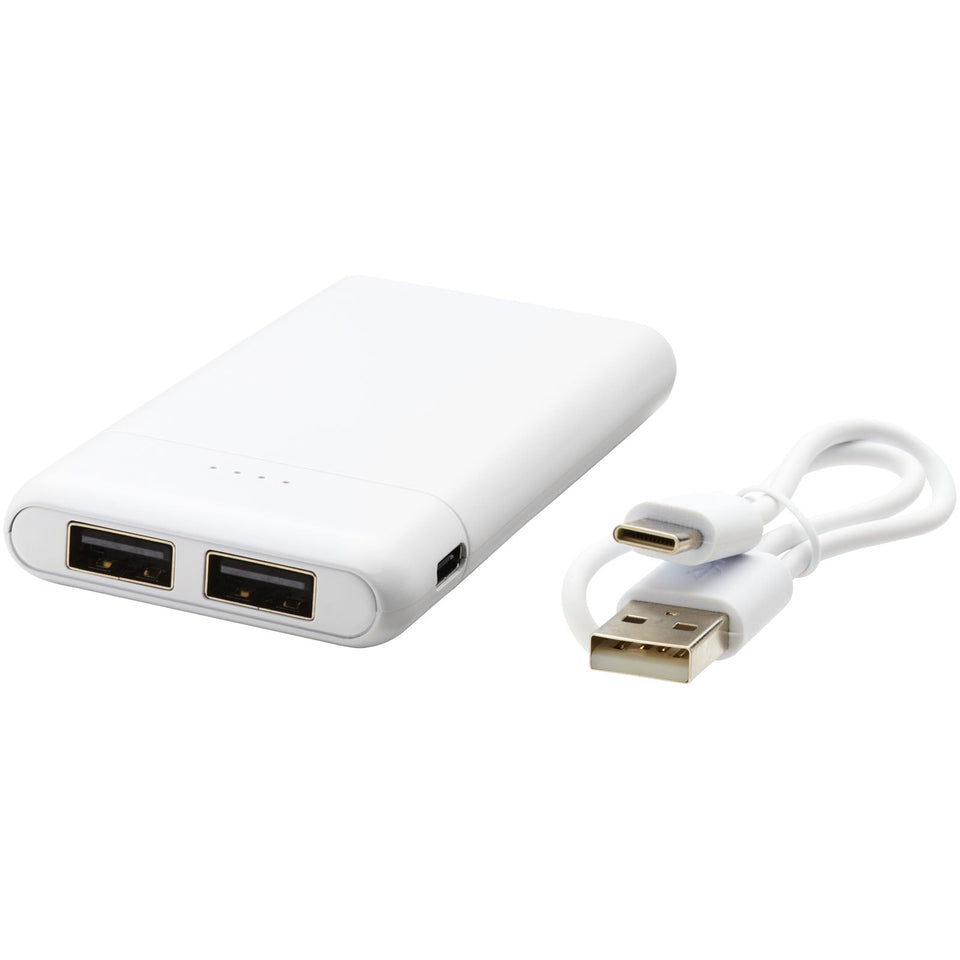 Power bank ad alta densità da 5.000 mAh Odyssey personalizzato con logo - Pubblienne