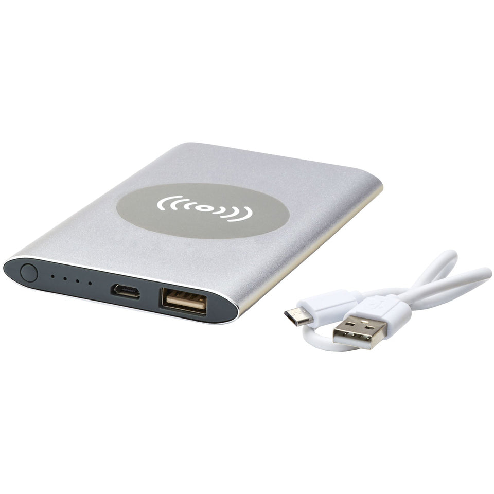 Power bank wireless da 4.000 mAh Juice personalizzato con logo - Pubblienne