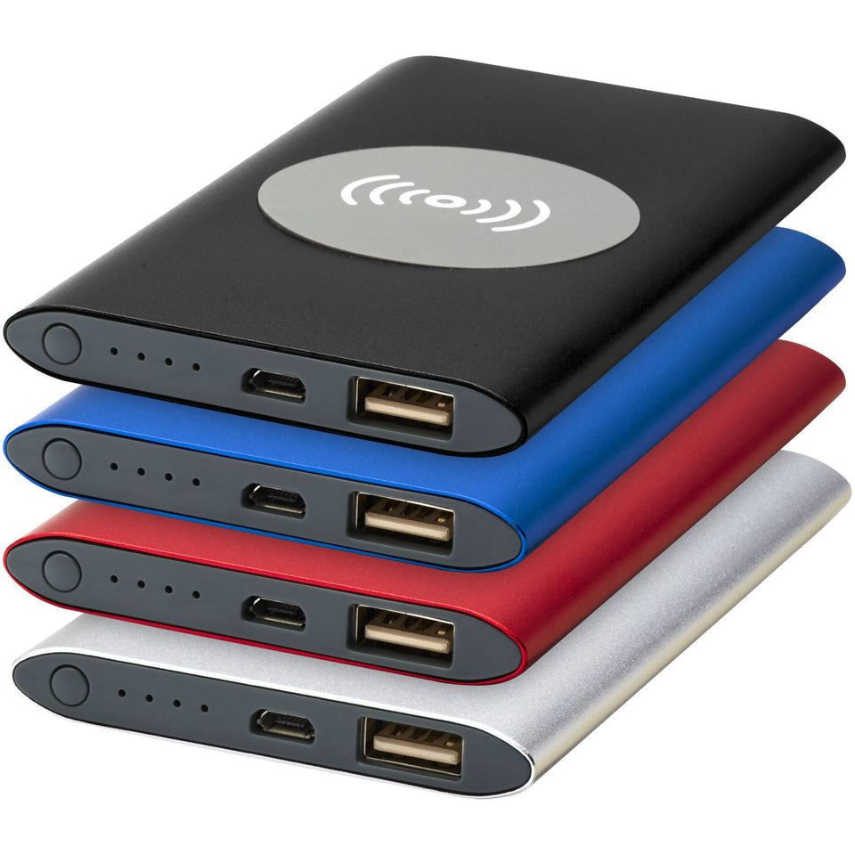Power bank wireless da 4.000 mAh Juice personalizzato con logo - Pubblienne