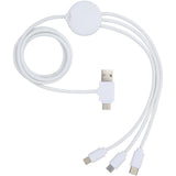 Cavo di ricarica 5 in 1 con additivo antibatterico Pure personalizzato con logo - Pubblienne