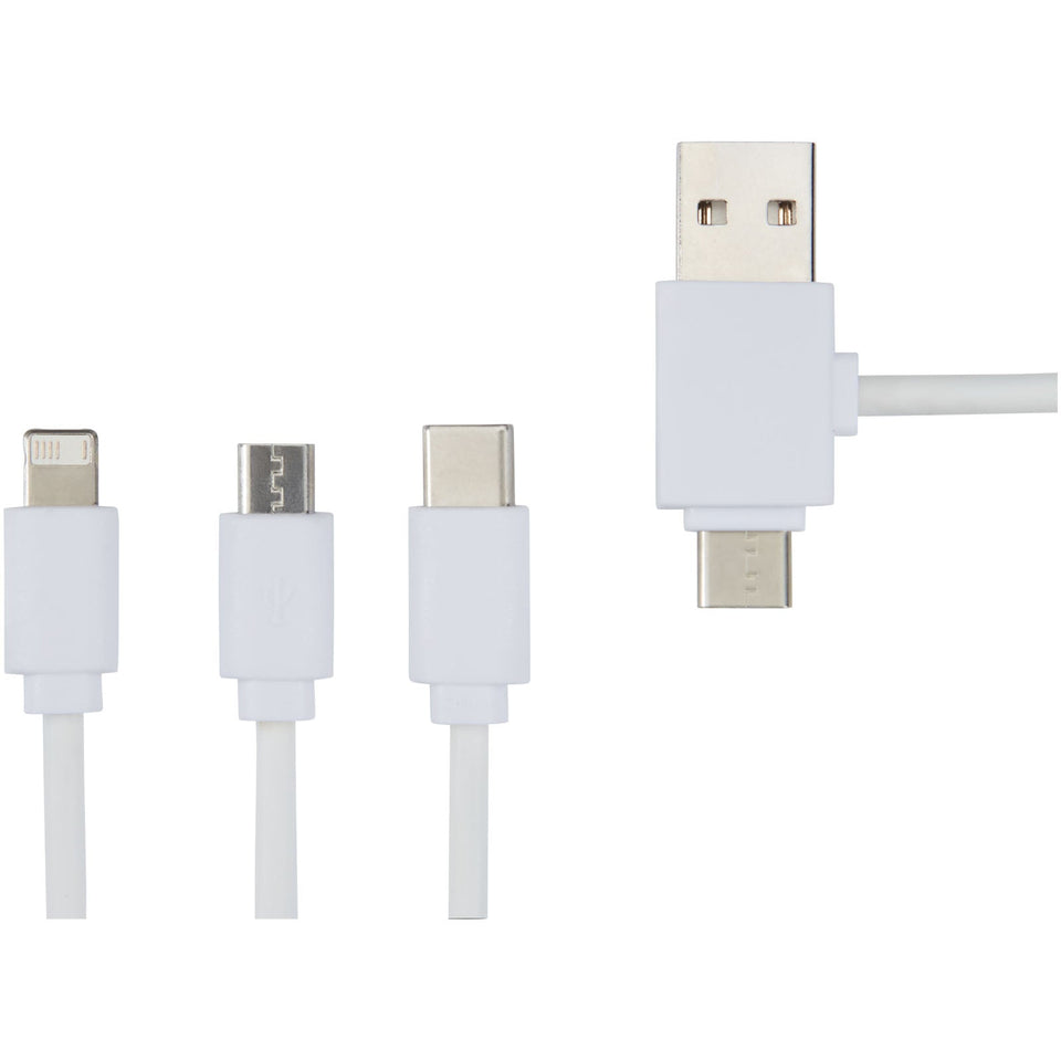 Cavo di ricarica 5 in 1 con additivo antibatterico Pure personalizzato con logo - Pubblienne
