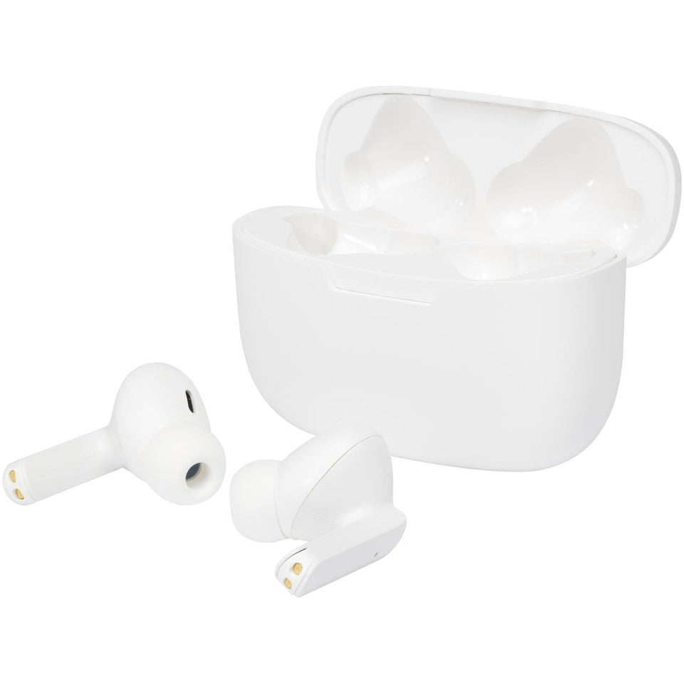 Auricolari True Wireless ad accoppiamento automatico con custodia Essos 2.0 personalizzato con logo - Pubblienne