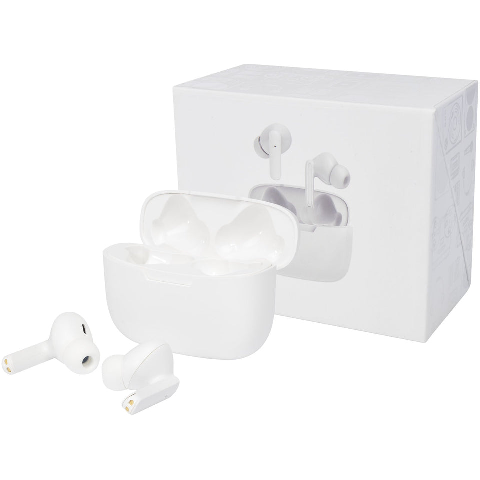 Auricolari True Wireless ad accoppiamento automatico con custodia Essos 2.0 personalizzato con logo - Pubblienne