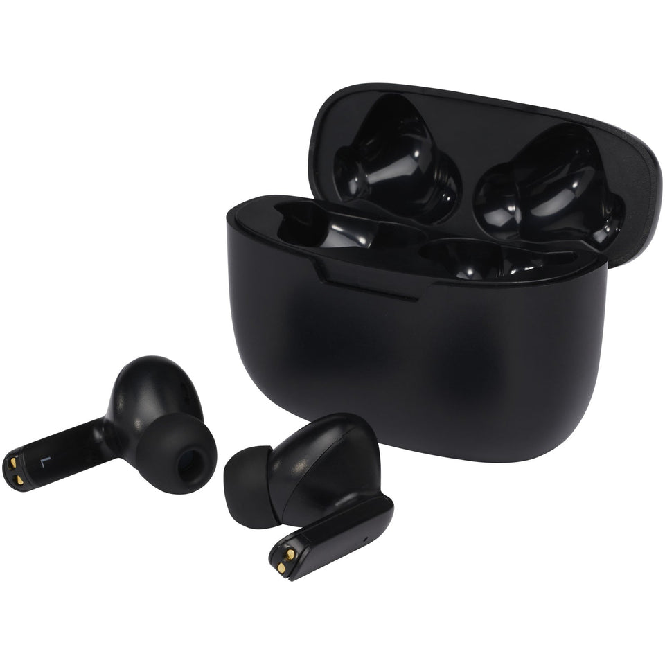 Auricolari True Wireless ad accoppiamento automatico con custodia Essos 2.0 personalizzato con logo - Pubblienne