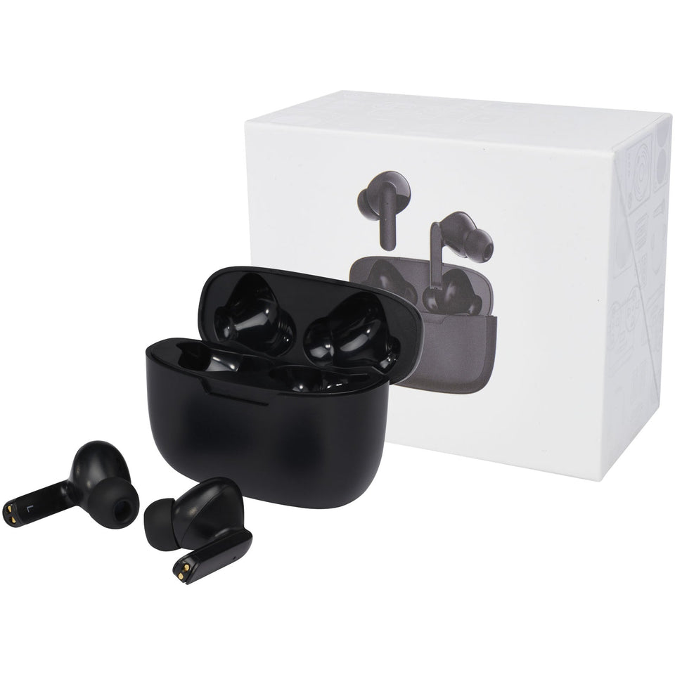 Auricolari True Wireless ad accoppiamento automatico con custodia Essos 2.0 personalizzato con logo - Pubblienne