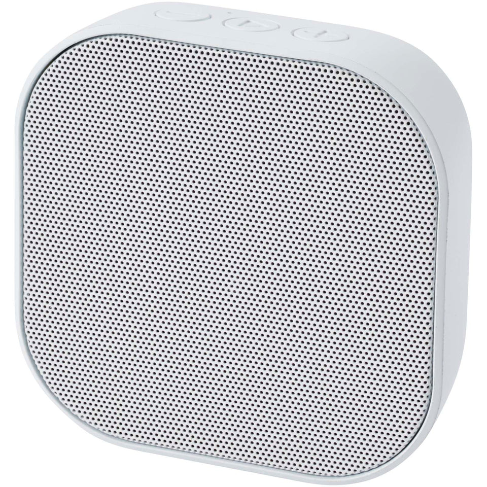Mini speaker Bluetooth® 2.0 in plastica riciclata RCS da 3 W Stark personalizzato con logo - Pubblienne