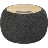 Speaker Bluetooth® con stazione di ricarica wireless in bambù/PET riciclato Ecofiber personalizzato con logo - Pubblienne