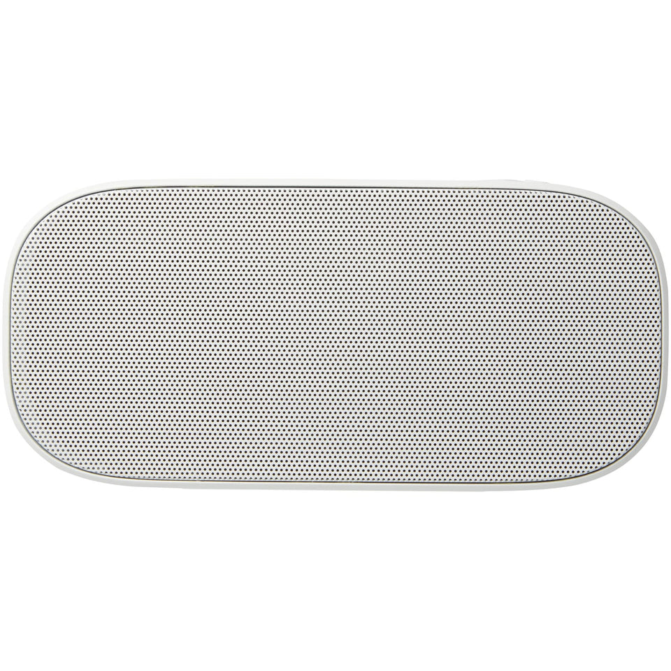 Altoparlante Bluetooth® IPX5 in plastica riciclata da 5 W Stark 2.0 personalizzato con logo - Pubblienne