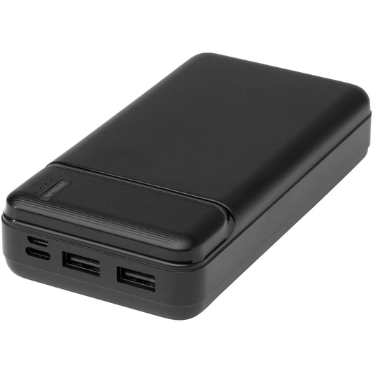 Power bank in plastica riciclata da 20.000 mAh Loop personalizzato con logo - Pubblienne