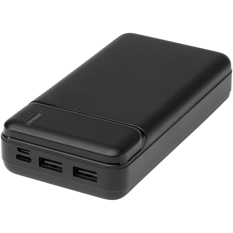 Power bank in plastica riciclata da 20.000 mAh Loop personalizzato con logo - Pubblienne