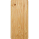 Power bank Tulda da 10,000 mAh in bambù personalizzato con logo - Pubblienne