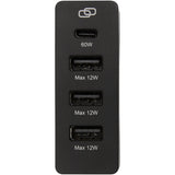 Power station da72 W in plastica riciclata PD ADAPT personalizzato con logo - Pubblienne