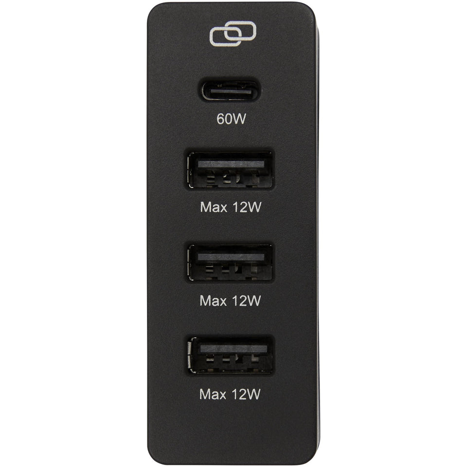 Power station da72 W in plastica riciclata PD ADAPT personalizzato con logo - Pubblienne