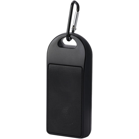 Speaker Bluetooth® IPX4 in plastica riciclata RCS da 3 W Omni personalizzato con logo - Pubblienne