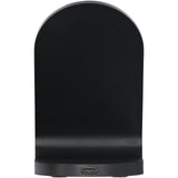 Stazione di ricarica in plastica riciclata RCS a doppia bobina da 15 W Loop personalizzato con logo - Pubblienne