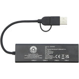 Hub USB 2.0 in alluminio riciclato RCS Rise personalizzato con logo - Pubblienne