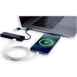Hub USB 2.0 in alluminio riciclato RCS Rise personalizzato con logo - Pubblienne