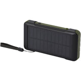 Power bank a dinamo solare in plastica riciclata RCS da 10.000 mAh Soldy personalizzato con logo - Pubblienne