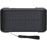 Power bank a dinamo solare in plastica riciclata RCS da 10.000 mAh Soldy personalizzato con logo - Pubblienne