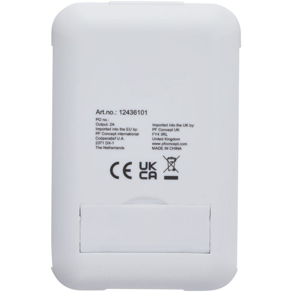 Cavo di ricarica modulare in plastica riciclata con supporto per telefono Savvy personalizzato con logo - Pubblienne