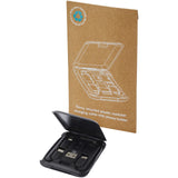 Cavo di ricarica modulare in plastica riciclata con supporto per telefono Savvy personalizzato con logo - Pubblienne