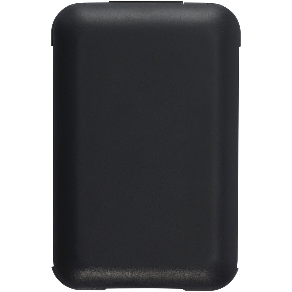 Cavo di ricarica modulare in plastica riciclata con supporto per telefono Savvy personalizzato con logo - Pubblienne