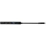Adattatore multimediale USB 2.0-3.0 con porta HDMI in plastica riciclata certificata RCS Loop personalizzato con logo - Pubblienne