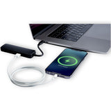 Adattatore multimediale USB 2.0-3.0 con porta HDMI in plastica riciclata certificata RCS Loop personalizzato con logo - Pubblienne