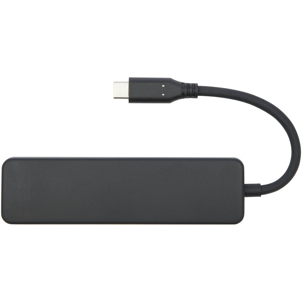 Adattatore multimediale USB 2.0-3.0 con porta HDMI in plastica riciclata certificata RCS Loop personalizzato con logo - Pubblienne