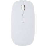 Mouse wireless in plastica riciclata certificata RCS Menlo personalizzato con logo - Pubblienne