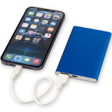 Power bank in alluminio riciclato da 4000 mAh tipo C Pep personalizzato con logo - Pubblienne