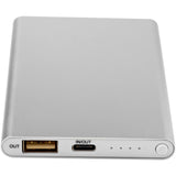 Power bank in alluminio riciclato da 4000 mAh tipo C Pep personalizzato con logo - Pubblienne