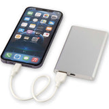 Power bank in alluminio riciclato da 4000 mAh tipo C Pep personalizzato con logo - Pubblienne