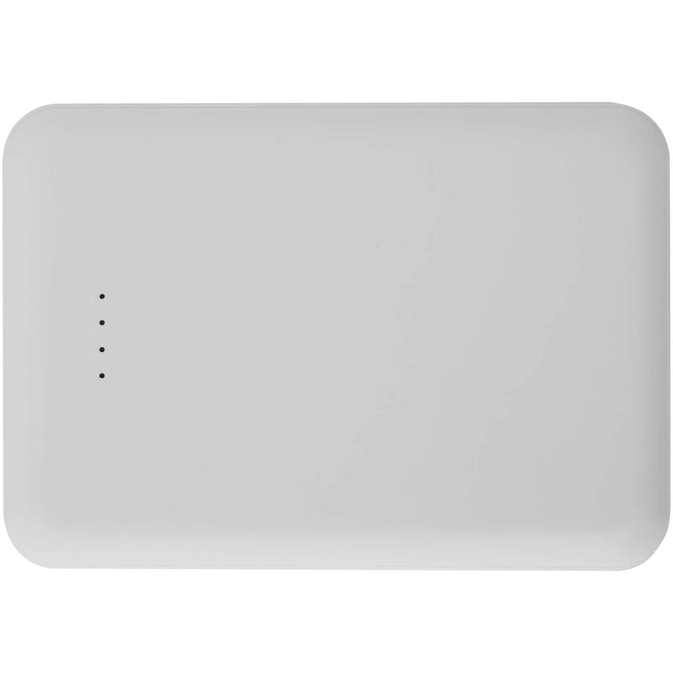 Power bank da 5000 mAh di Tipo C in plastica riciclata Asama personalizzato con logo - Pubblienne