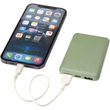 Power bank da 5000 mAh di Tipo C in plastica riciclata Asama personalizzato con logo - Pubblienne