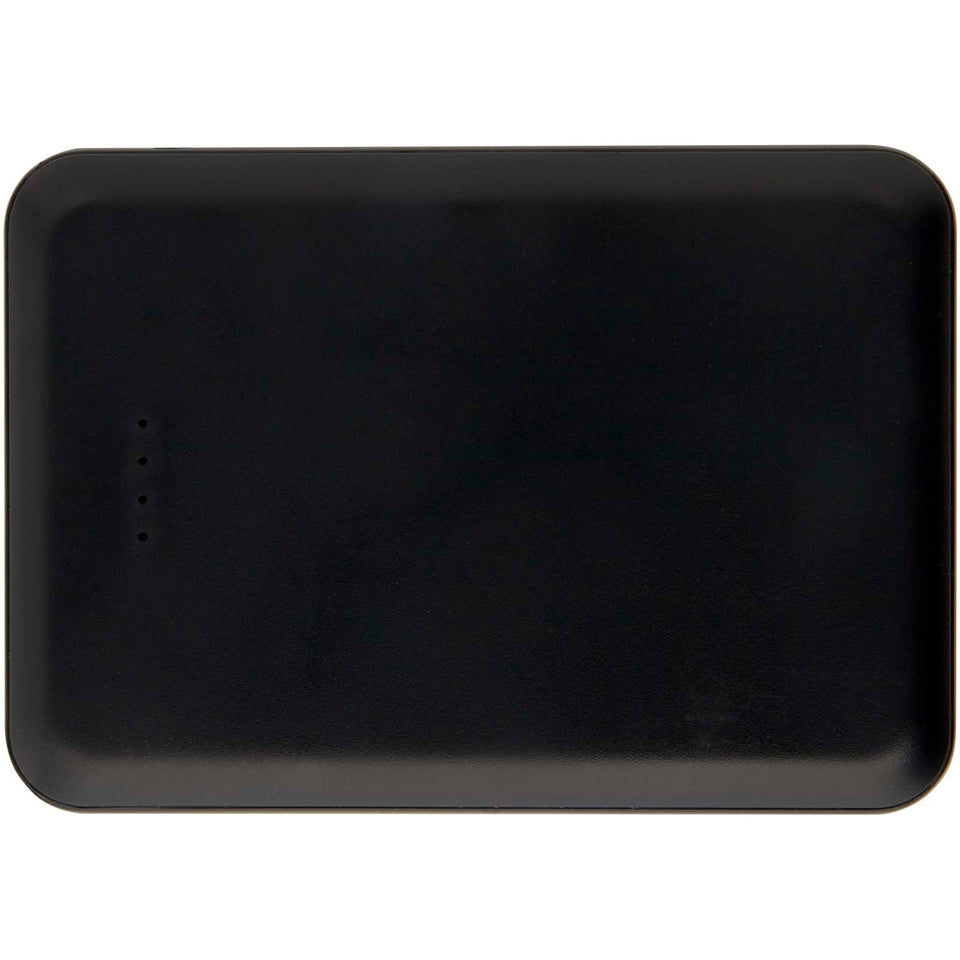Power bank da 5000 mAh di Tipo C in plastica riciclata Asama personalizzato con logo - Pubblienne