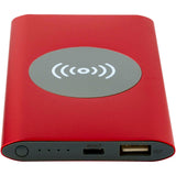 Power bank wireless da 4000 mAh Type C in alluminio riciclato Juice personalizzato con logo - Pubblienne