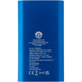 Power bank wireless da 4000 mAh Type C in alluminio riciclato Juice personalizzato con logo - Pubblienne