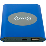Power bank wireless da 4000 mAh Type C in alluminio riciclato Juice personalizzato con logo - Pubblienne